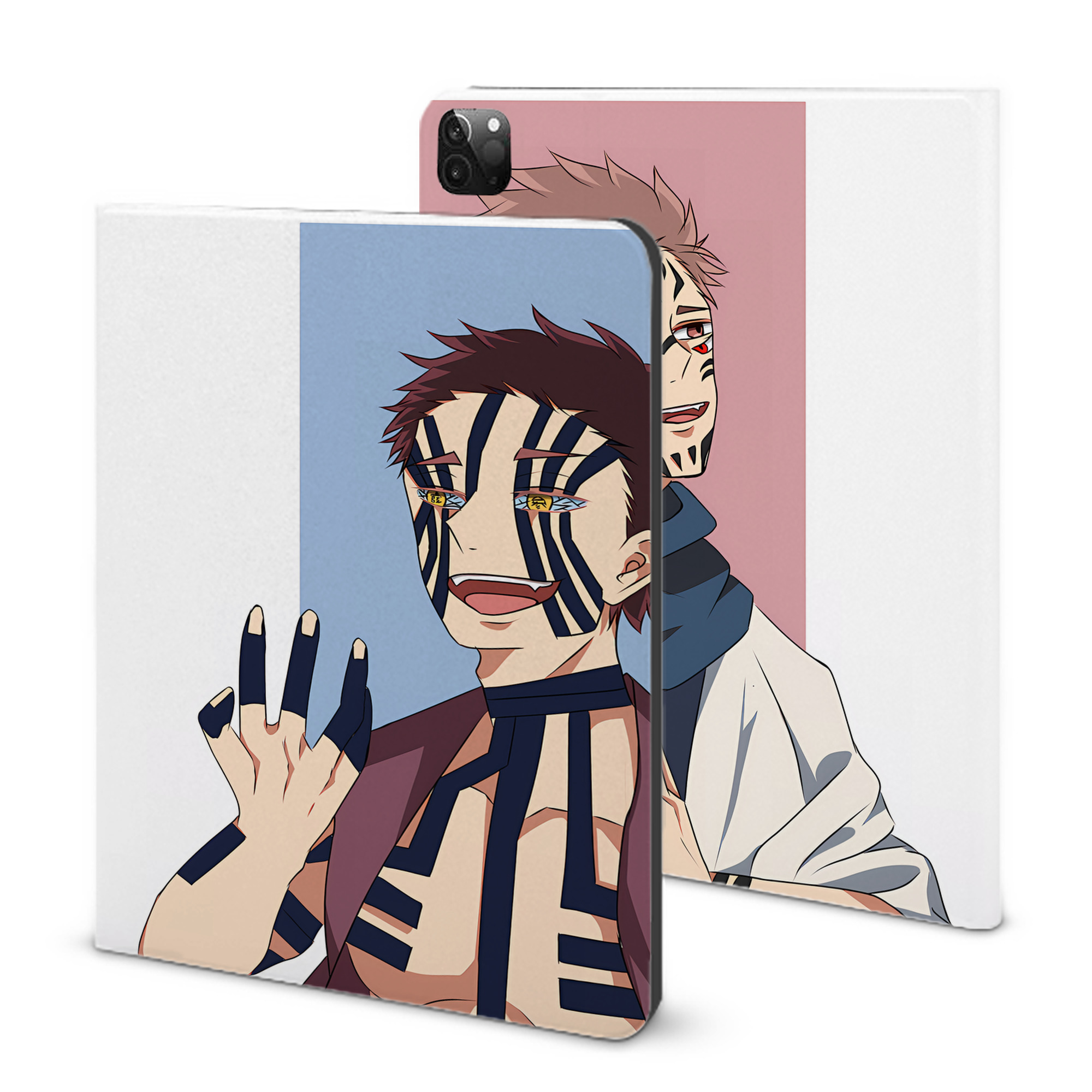 （画像用） 呪術廻戦 Jujutsu Kaisen IPadケース ペンホルダー付き ブックスタイルデザイン